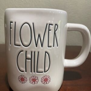Rae Dunn, Ceramic FLOWER CHILD Mug